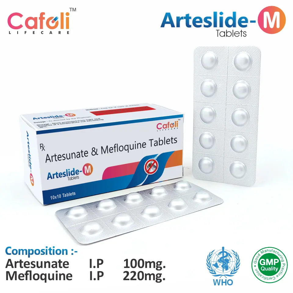 Artesunate 100mg + Mefloquine 220mg Tablet PCD Pharma